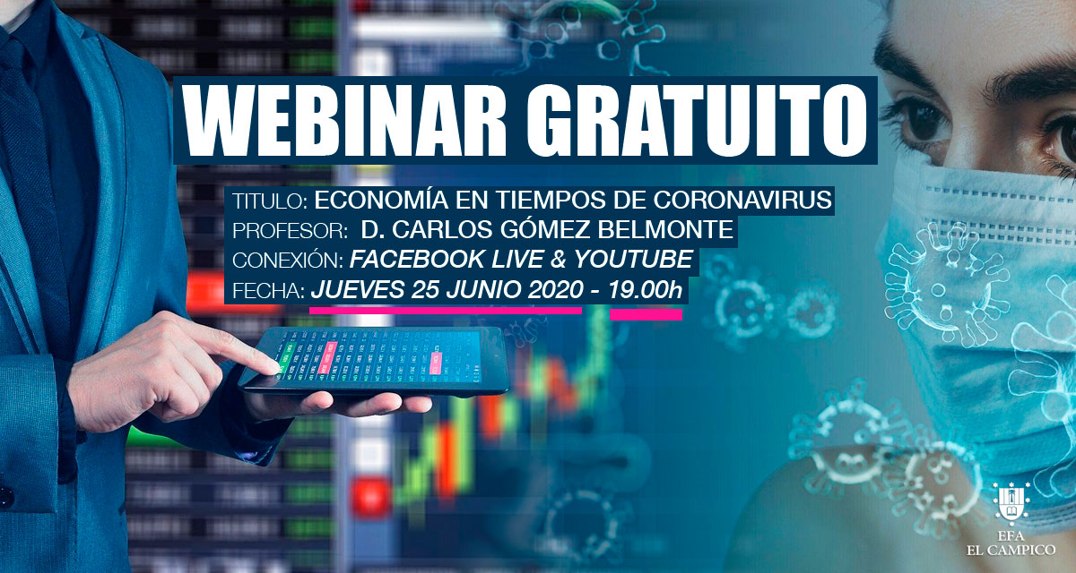 Webinar gratuito - Economia en tiempos de coronavirus