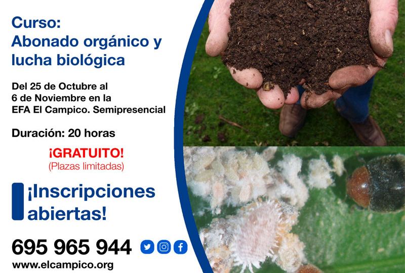 Curso Gratuito - Abonado Orgánico y lucha Biológica