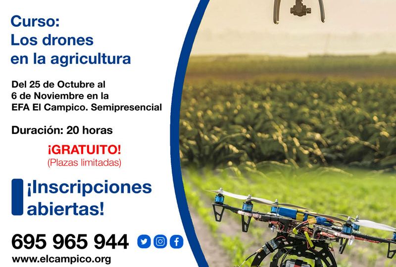 Curso Gratuito - Drones en la Agricultura