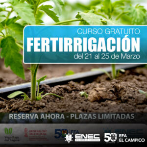 Curso Gratuito - Fertirrigación en cultivo en sustrato