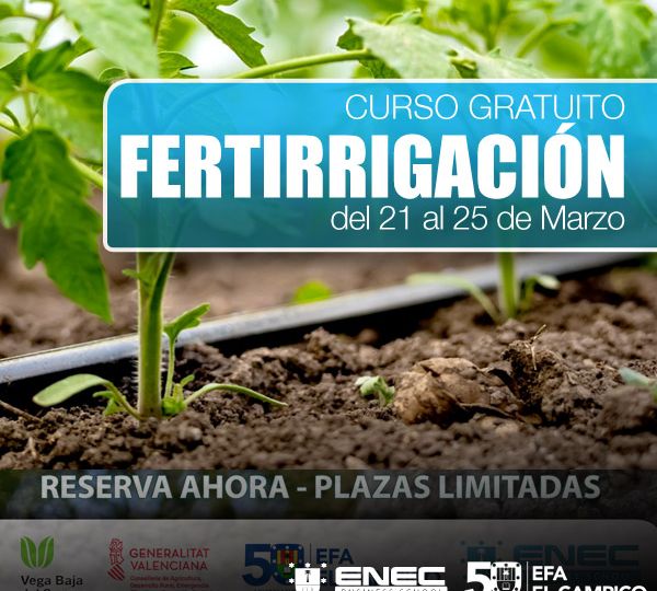 Curso Gratuito - Fertirrigación en cultivo en sustrato