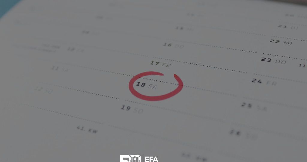 Calendario de admisiones