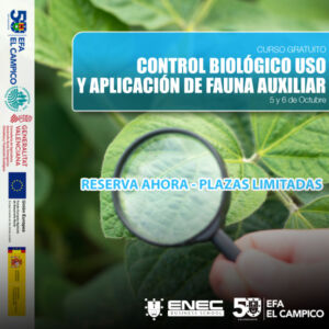 Curso de control biológico uso y aplicación de fauna auxiliar