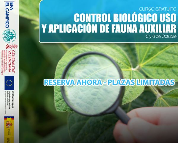 Curso de control biológico uso y aplicación de fauna auxiliar