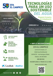 Curso gratuito DUALIZA - Tecnologías para un uso sostenible del Agua