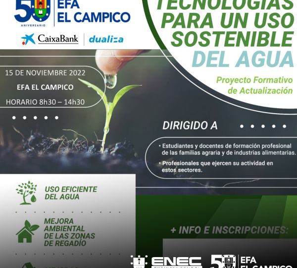 Curso gratuito DUALIZA - Tecnologías para un uso sostenible del Agua