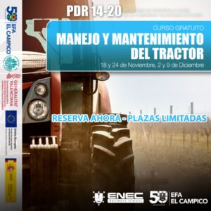 Curso gratuito - Manejo y mantenimiento del tractor