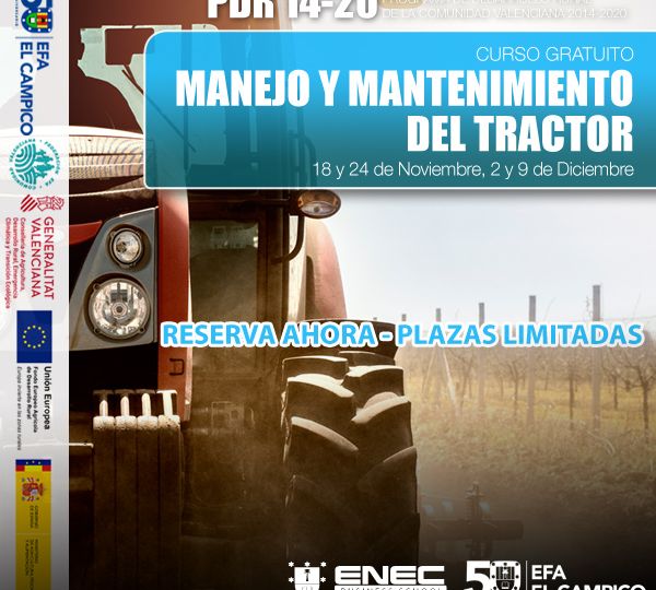 Curso gratuito - Manejo y mantenimiento del tractor