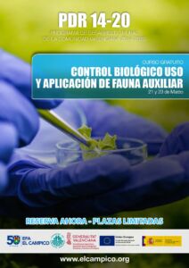 Curso Gratuito - CONTROL BIOLÓGICO USO Y APLICACIÓN DE FAUNA AUXILIAR - EFA El Campico - Marzo 2023