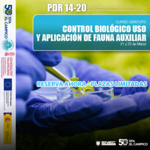 Curso Gratuito - CONTROL BIOLÓGICO USO Y APLICACIÓN DE FAUNA AUXILIAR - EFA El Campico - Marzo 2023