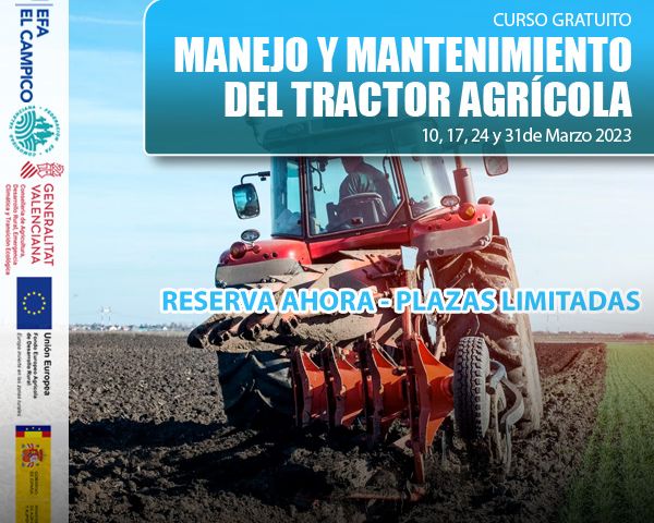 Curso gratuito - Manejo y mantenimiento del tractor agrícola