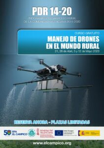 Curso Gratuito - MANEJO DE DRONES EN EL MUNDO RURAL - EFA El Campico - Abril 2023