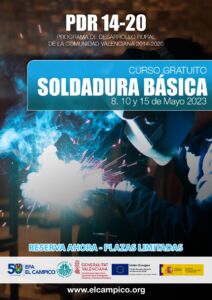 Curso Gratuito - SOLDADURA BÁSICA - EFA El Campico - Abril 2023