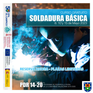 Curso Gratuito - SOLDADURA BÁSICA - EFA El Campico - Abril 2023