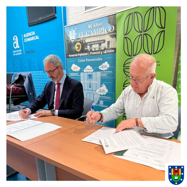 Convenio CONVEGA con Efa El Campico para la marca Territorio Vega Baja - Junio 2023