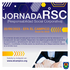 Jornada RSC (Responsabilidad Social Corporativa) el 22 de Septiembre 2023 - EFA El Campico