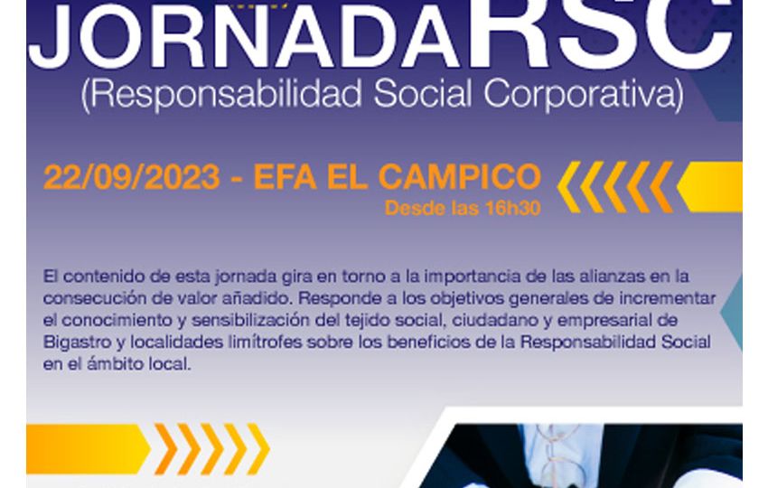 Jornada RSC (Responsabilidad Social Corporativa) el 22 de Septiembre 2023 - EFA El Campico