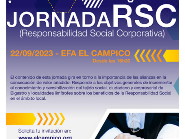 Jornada RSC (Responsabilidad Social Corporativa) el 22 de Septiembre 2023 - EFA El Campico