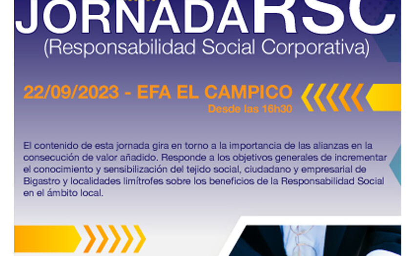 Jornada RSC (Responsabilidad Social Corporativa) el 22 de Septiembre 2023 - EFA El Campico