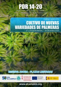 Cursos Gratuitos PDR - Cultivo de nuevas variedades de palmeras - Octubre 2023