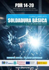 Cursos Gratuitos PDR - Soldadura básica 2ª Edición - Octubre 2023