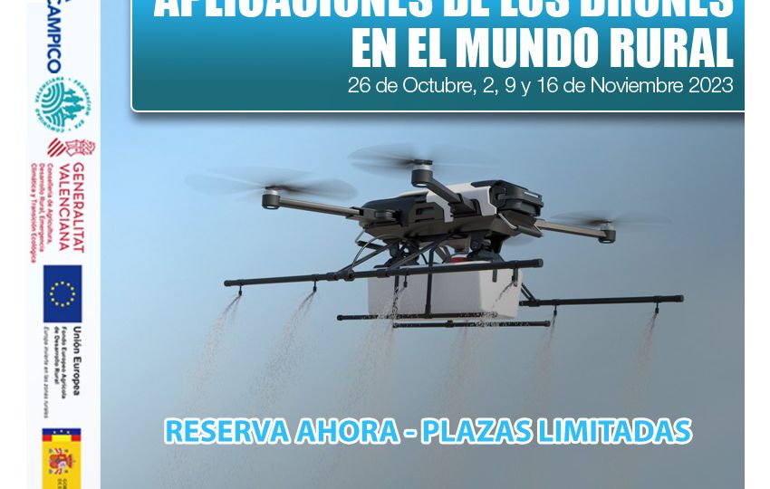 Cursos Gratuitos PDR - Aplicaciones de los drones en el mundo rural - Octubre 2023