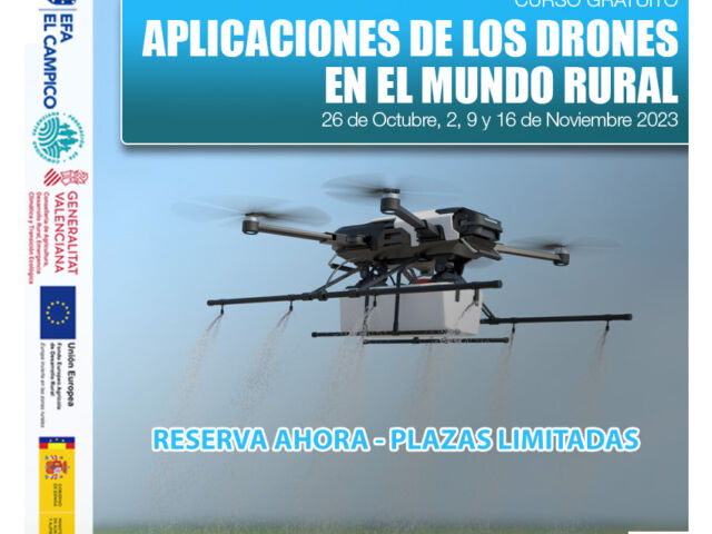 Cursos Gratuitos PDR - Aplicaciones de los drones en el mundo rural - Octubre 2023