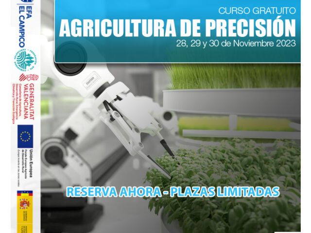 Cursos Gratuitos PDR - Agricultura de precisión - Octubre 2023