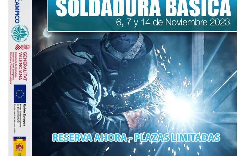 Cursos Gratuitos PDR - Soldadura básica - Octubre 2023