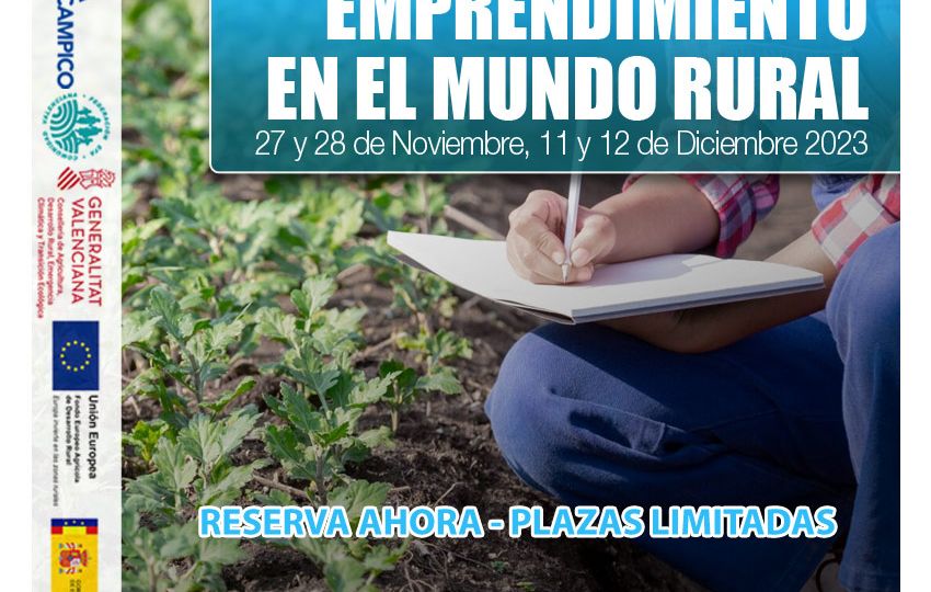 Cursos Gratuitos PDR - Emprendimiento en el mundo rural - Octubre 2023