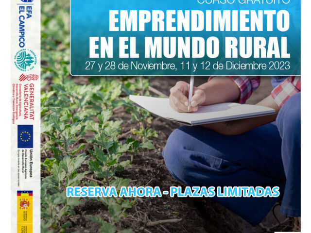 Cursos Gratuitos PDR - Emprendimiento en el mundo rural - Octubre 2023