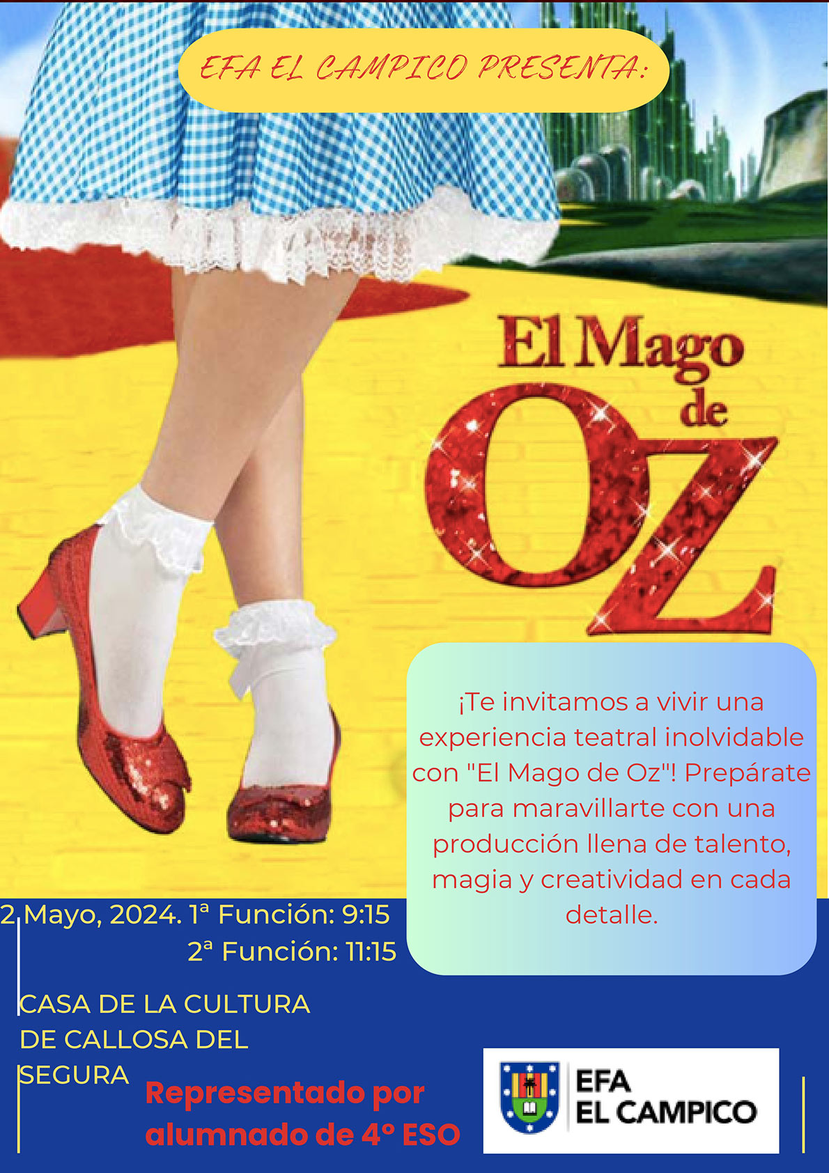 TEATRO El Mago de Oz - Efa El Campico
