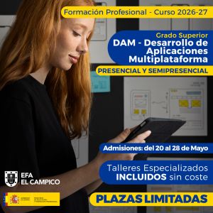Promoción CICLOS FP - Admisiones 2026-27 - EFA EL CAMPICO