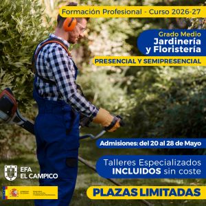 Promoción CICLOS FP - Admisiones 2026-27 - EFA EL CAMPICO