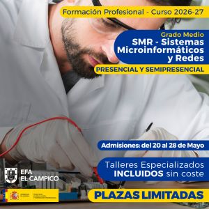 Promoción CICLOS FP - Admisiones 2026-27 - EFA EL CAMPICO